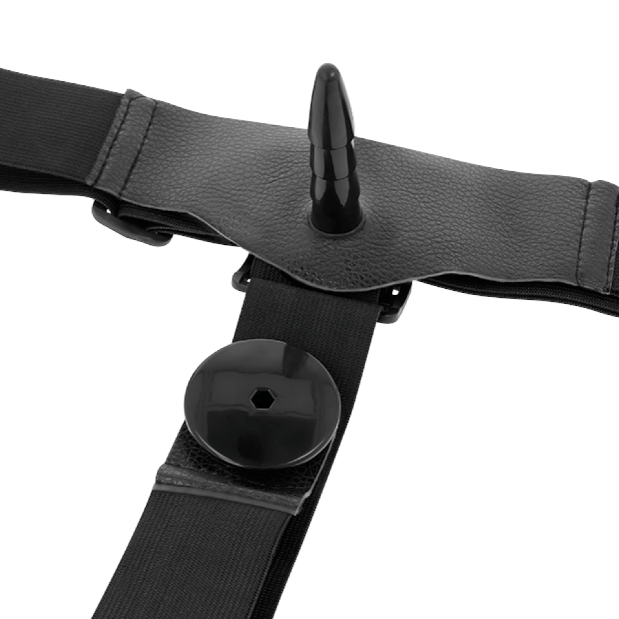 Harnais double pénétration système Click Harness — détail texture surface