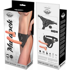 Harnais pegging Click Harness avec 2 godes réalistes TPR — emballage produit