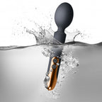 Vibromasseur masseur flexible en silicone pour couples — vue de dos