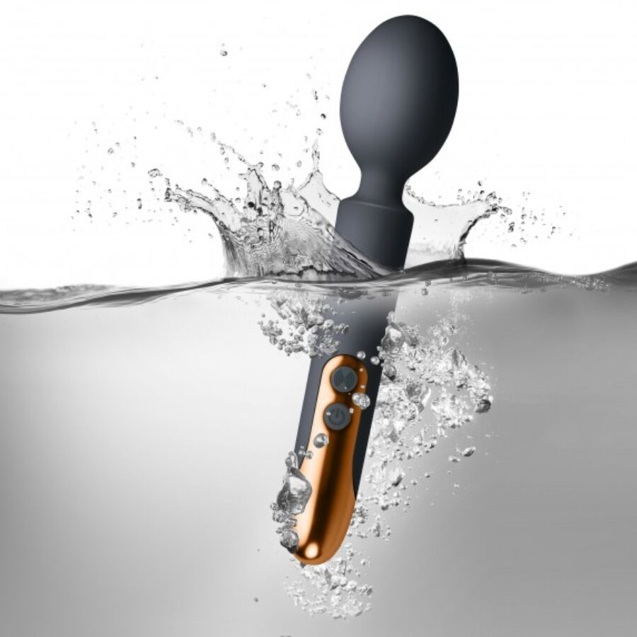 Vibromasseur masseur flexible en silicone pour couples — vue de dos