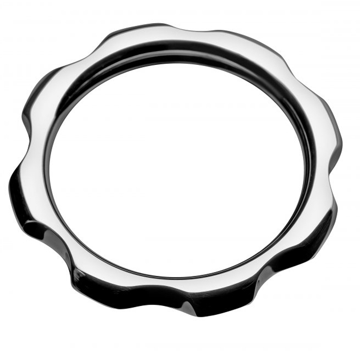 Anneau de torque acier pénis et testicules — vue de dos