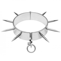 Collier de soumission en métal à pointes — vue principale