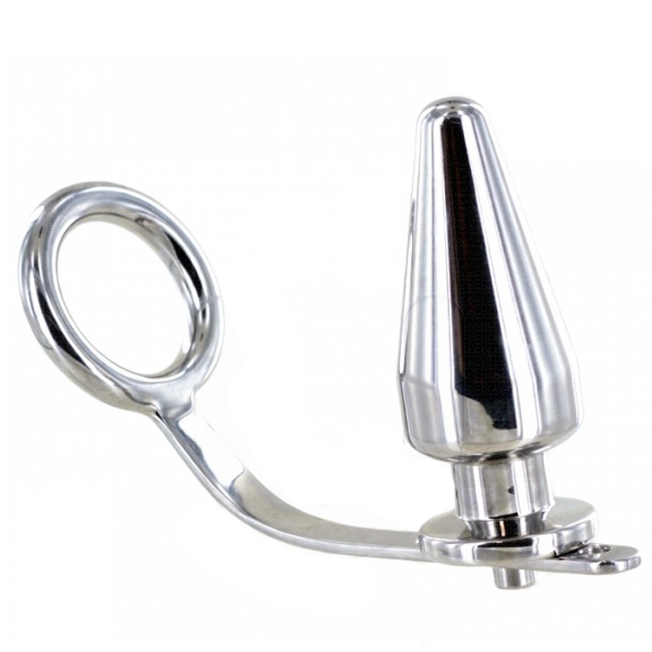 Anneau en acier avec plug anal