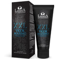 Boite Luxuria XXL Vigor Maximo et tube noir, creme de massage XXL pour homme 75 ml aux actifs dermo-tensiles naturels, usage externe teste dermatologiquement.