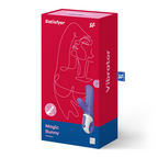 Lapin vibrant compact en silicone soyeux — emballage produit