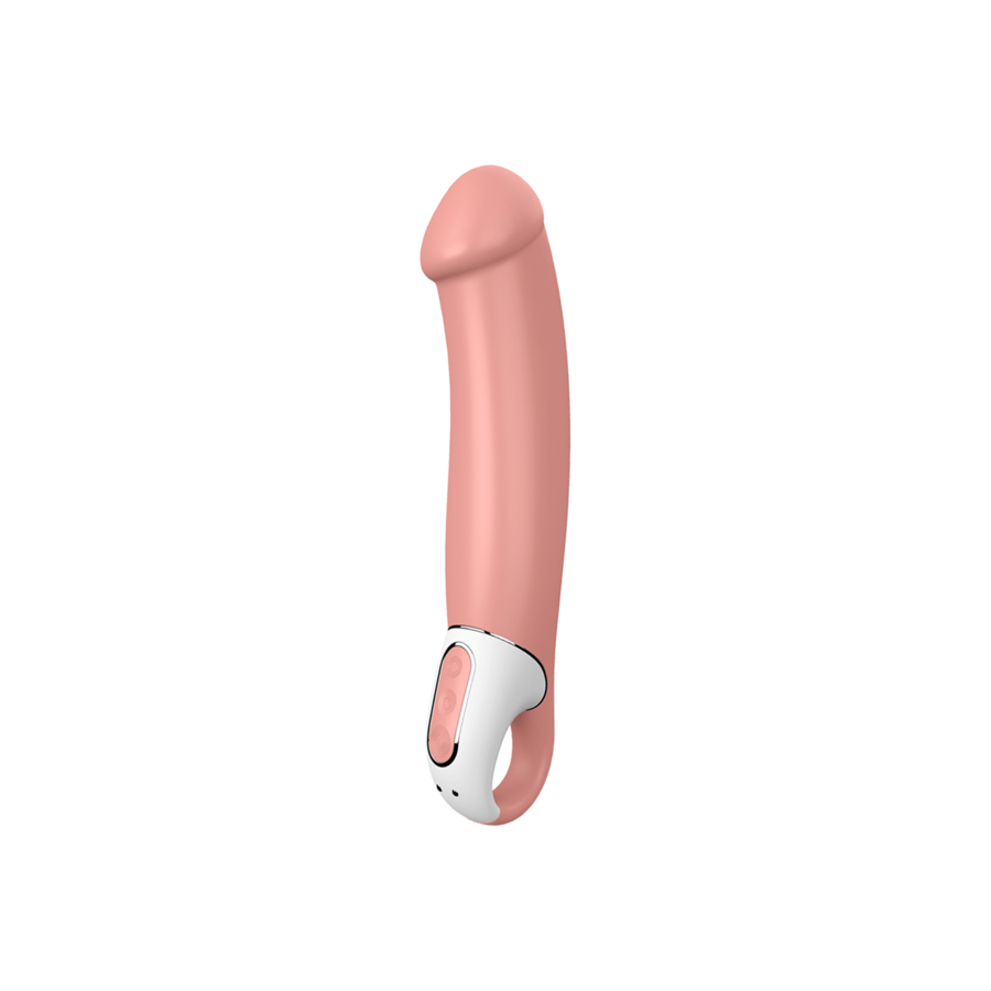 Grand vibromasseur point G en silicone puissant — vue de dos