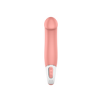 Grand vibromasseur point G en silicone puissant — détail texture surface