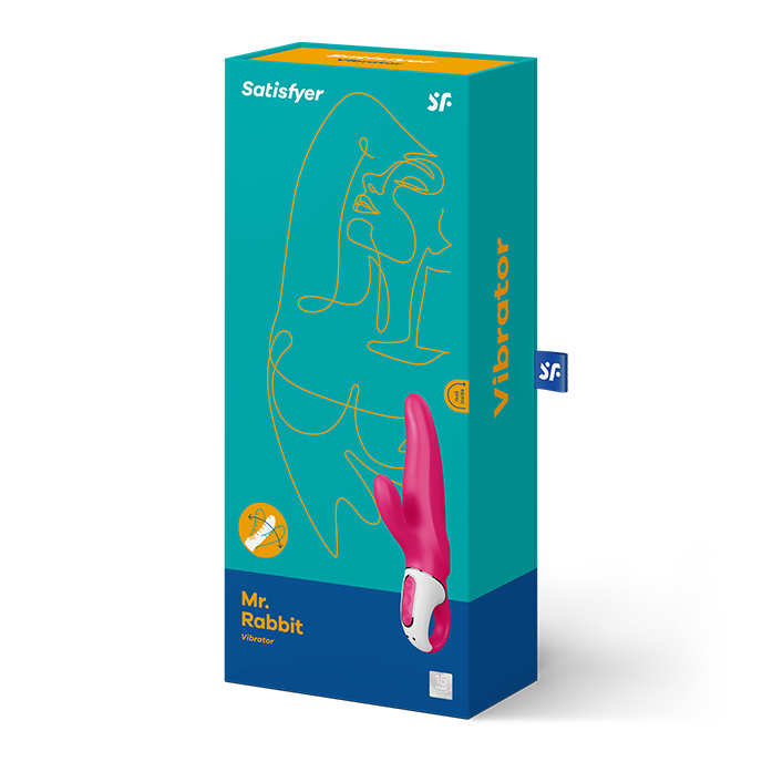 Vibromasseur rabbit en silicone double stimulation — détail produit