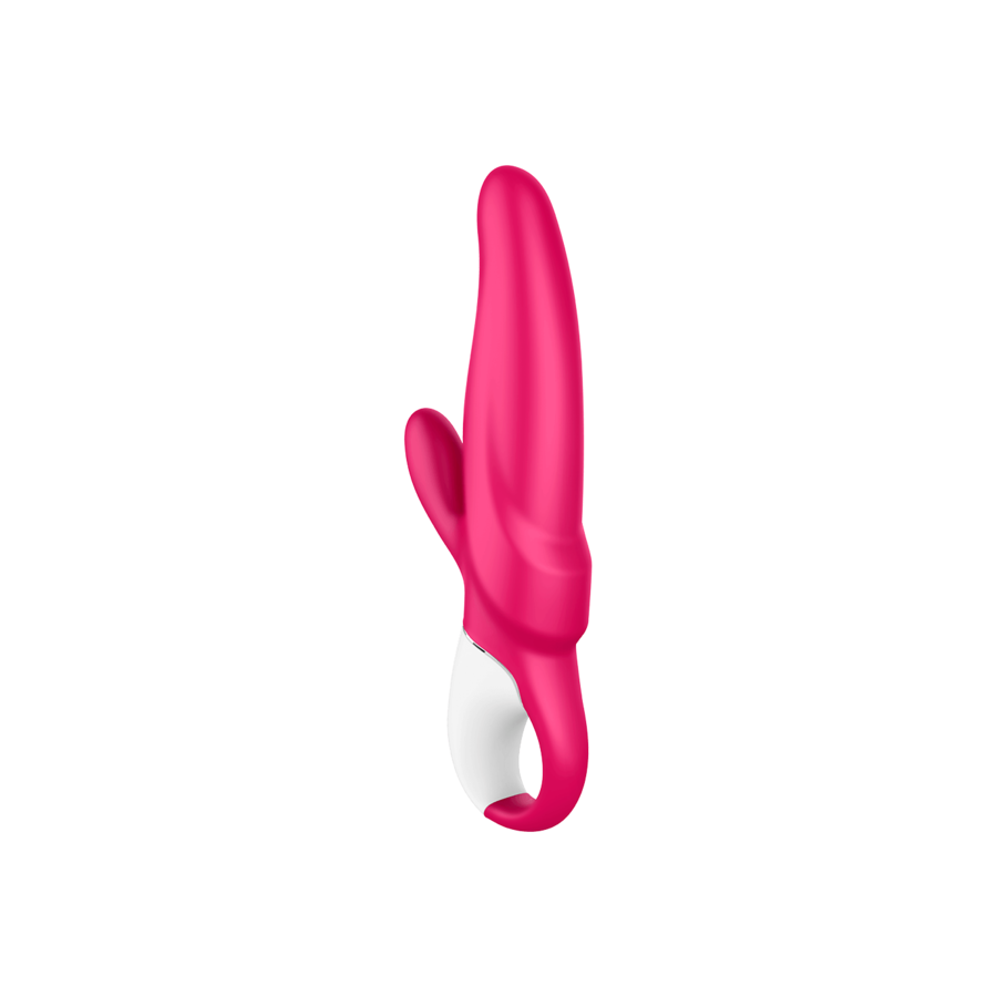 Vibromasseur rabbit en silicone double stimulation — détail texture surface
