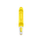 Vibromasseur point G en silicone courbé — vue de dos