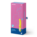 Vibromasseur point G en silicone courbé — détail produit