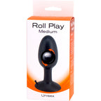 Plug anal en silicone avec bille roulante Roll Play — détail produit