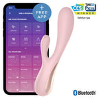 Vibrateur connecté Mono Flex silicone avec app — détail texture surface