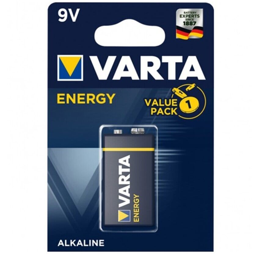 Pile 9V alcaline Varta LR09 — vue principale