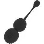Boules de Kegel vibrantes rechargeables Nisha Orchidée — détail texture surface