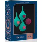 Kit de boules de Geisha en silicone à poids progressifs — comparatif dimensionnel