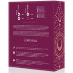 Kit de boules de Geisha en silicone à poids progressifs — vue de profil 2