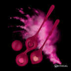Kit de boules de Geisha en silicone à poids progressifs — vue principale 2