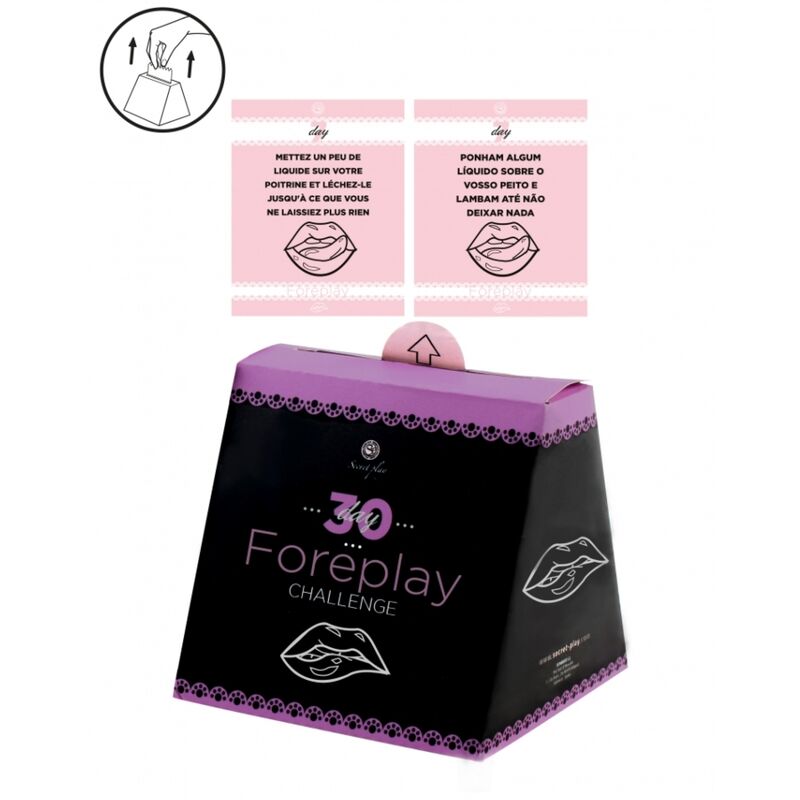 Jeu de cartes 30 défis sexuels français et portugais — vue principale