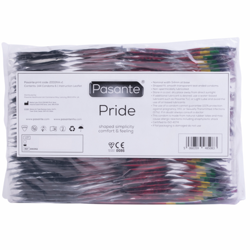 Préservatifs Pasante Pride format 144 pack — détail produit