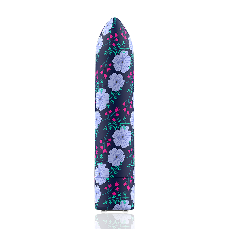 Mini vibromasseur rechargeable 10 modes silicone — détail produit
