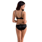 Ensemble bikini 2 pièces Lara noir — vue de dos