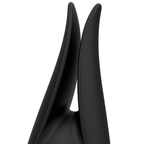 Stimulateur clitorial rechargeable Coquette noir or — vue de profil