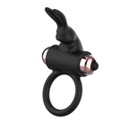 Anneau vibrant en silicone submersible noir et or — emballage produit
