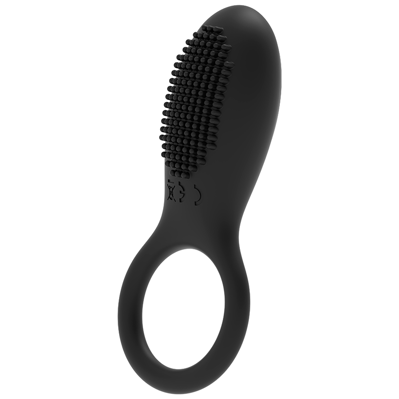 Cockring vibrant télécommande rechargeable silicone — vue de profil