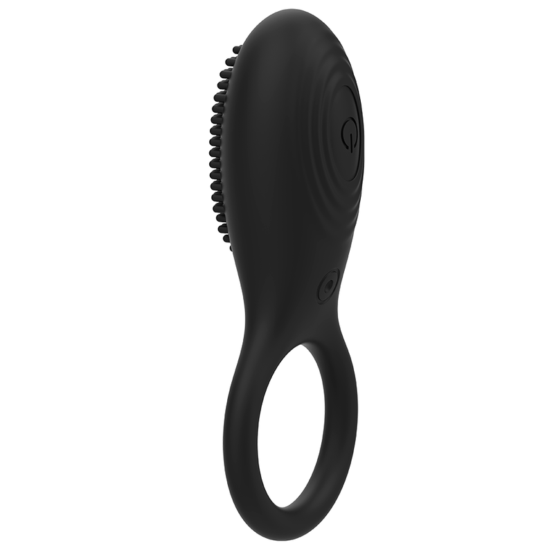 Cockring vibrant télécommande rechargeable silicone — détail texture surface