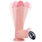 Vibrateur silicone télécommande Apache — vue de profil
