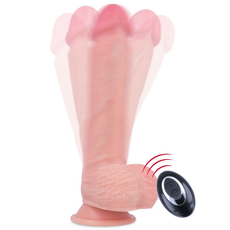 Vibrateur silicone télécommande Apache — vue de profil