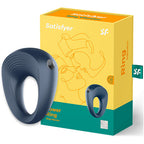 Anneau vibrant en silicone avec stimulateur clitoridien — détail produit