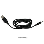 Cable de charge USB enroule du masseur de prostate Mr Play, mention rechargeable : accessoire d'alimentation pour recharger le jouet vibrant en silicone sans pile.