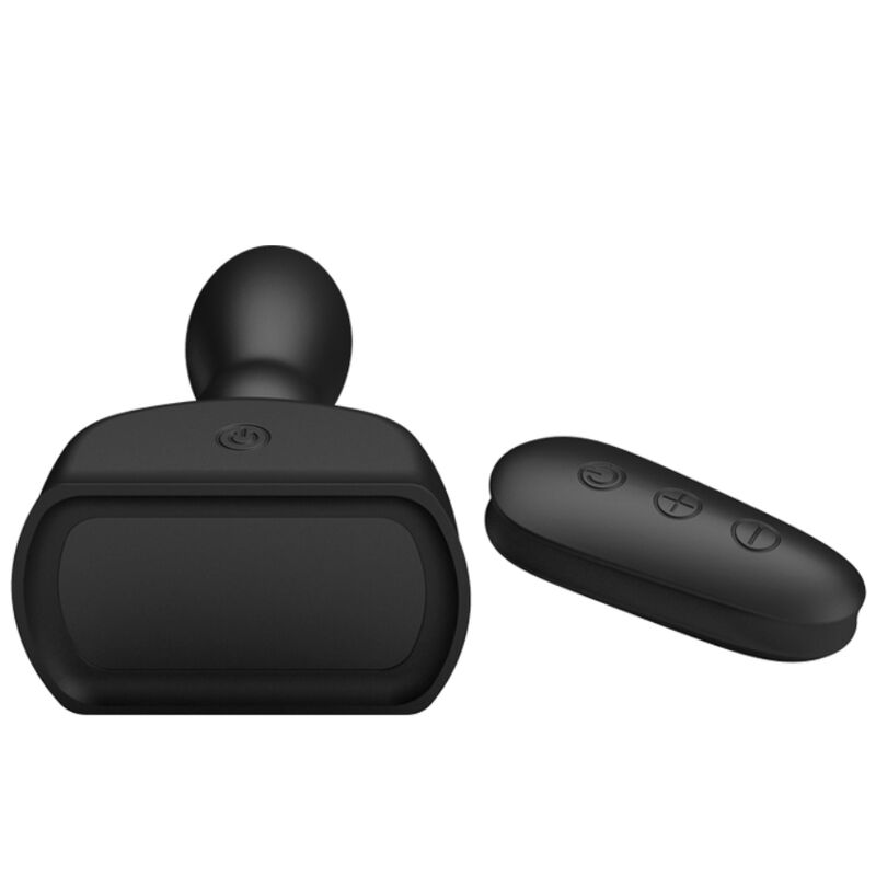 Plug anal gonflable avec télécommande sans fil — vue de dos