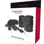 Kit d'attaches de lit Darkness néoprène et velcro — comparatif dimensionnel