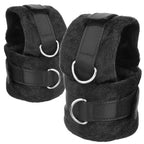 Kit d'attaches de lit Darkness néoprène et velcro — vue de profil