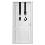 Menottes de porte bondage avec manchettes réglables — détail produit