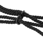 Menottes corde coton bondage japonais — vue de dos