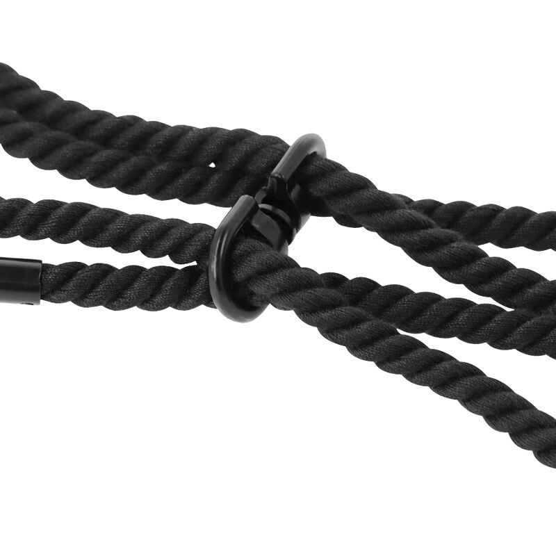 Menottes corde coton bondage japonais — vue de dos