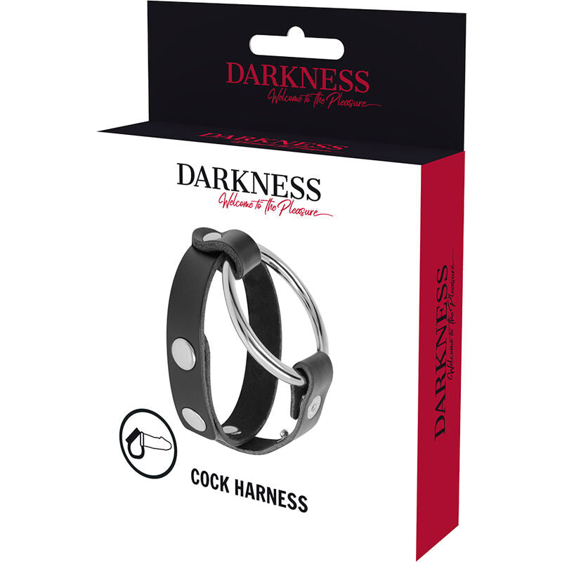darkness anneau de bite et testicule bdsm