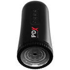 PDX Elite Moto Blower noir - vue de dos avec boutons de commande et anneau texture a l'ouverture