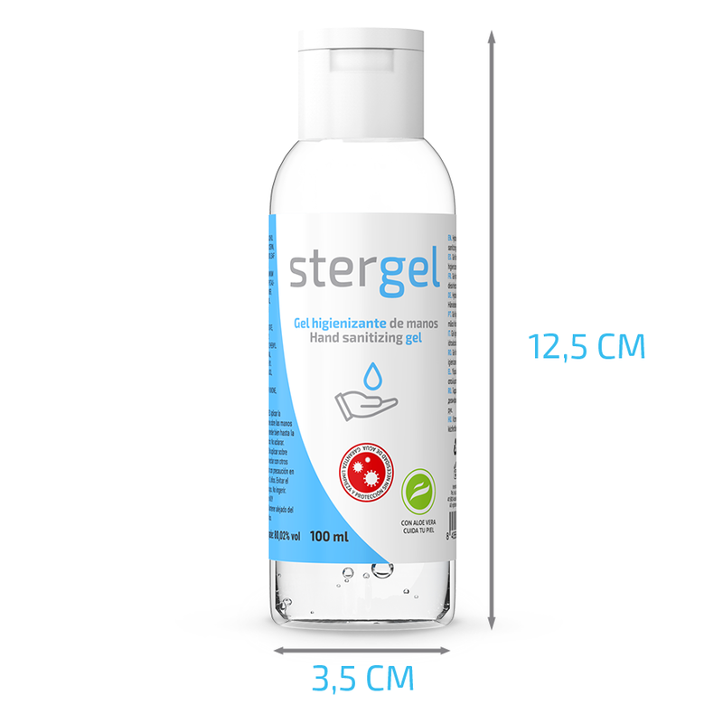Gel désinfectant hydroalcoolique aloe vera 100 ml — détail produit