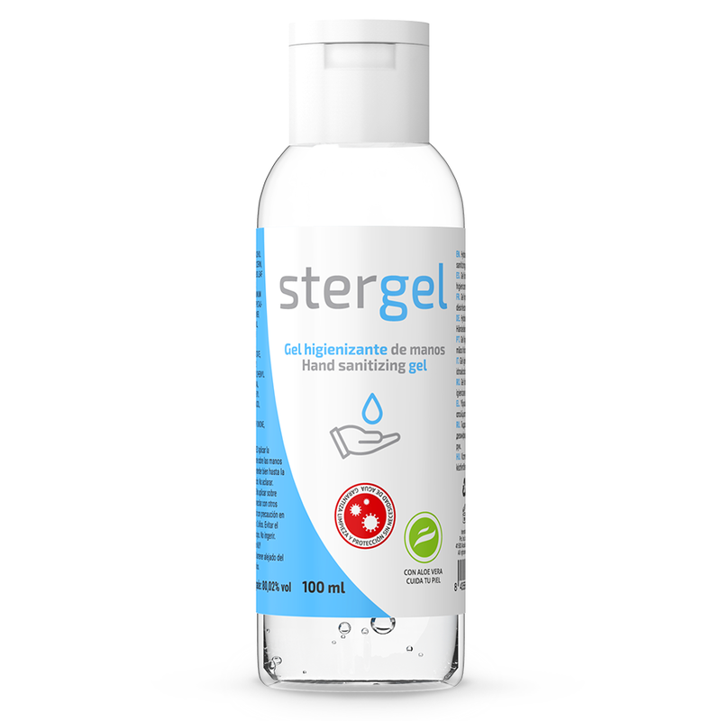 Gel désinfectant hydroalcoolique aloe vera 100 ml — vue principale