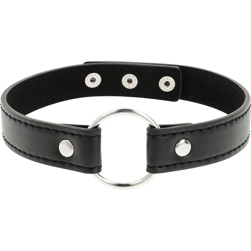 Collier accessoire en cuir vegan réglable — vue principale