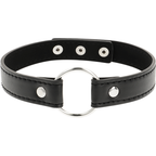 Collier accessoire en cuir vegan réglable — vue principale