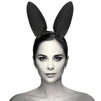 Serre-tête avec oreilles de lapin en cuir vegan — détail produit