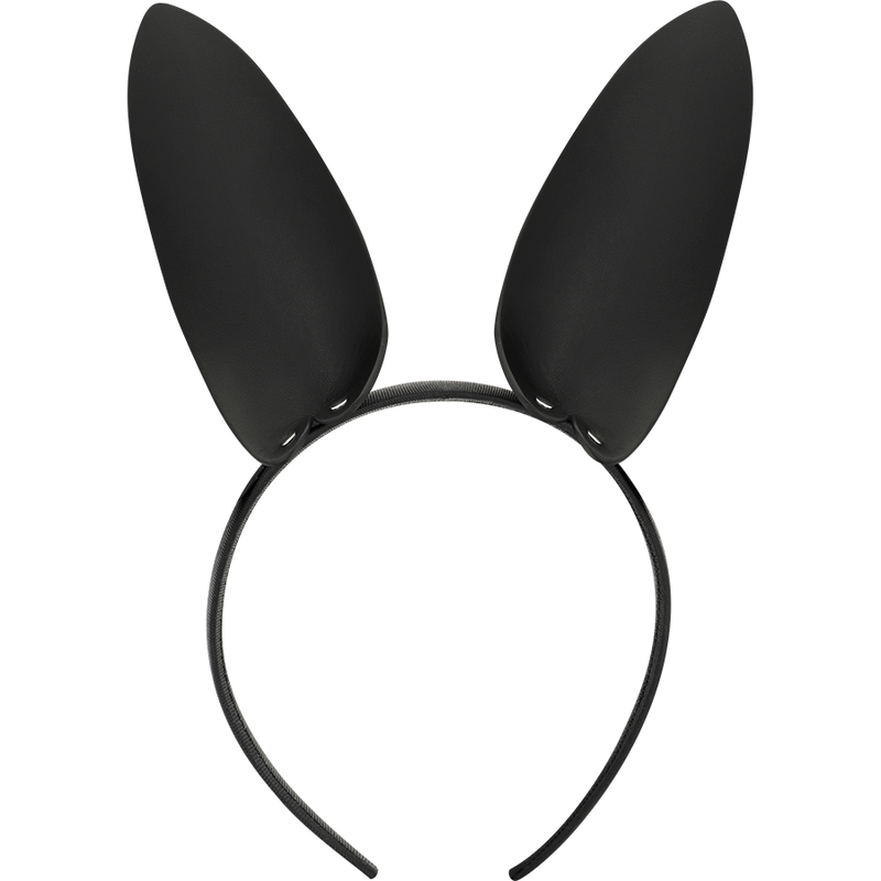 Serre-tête avec oreilles de lapin en cuir vegan — vue de profil