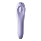 Double stimulateur clitoris aspiration et point G connecté — vue rapprochée