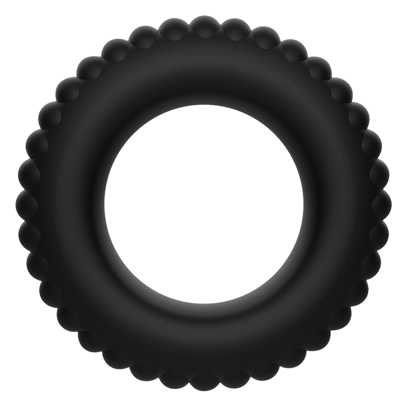 Ensemble d'anneaux péniens 4 pièces silicone — détail texture surface